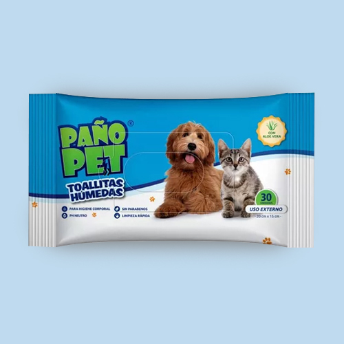 Toallitas para mascota PAÑO PET