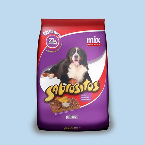 Bolsa de alimento sabrositos adulto