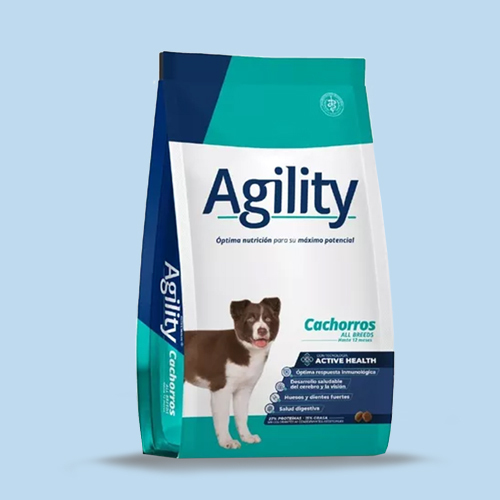 Bolsa de alimento agility cachorros